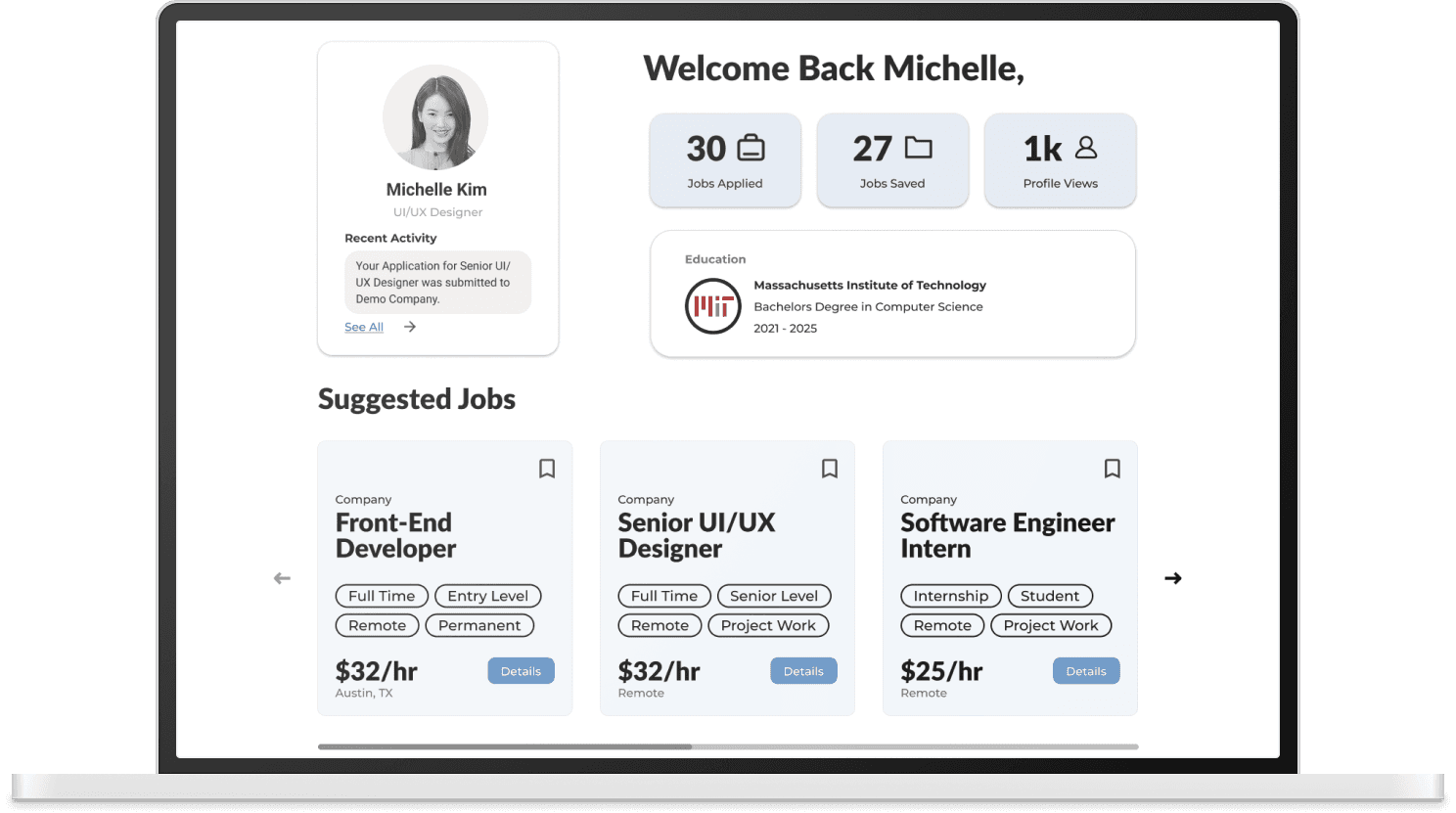 User Dashboard